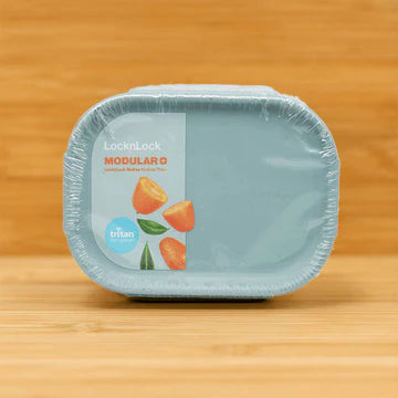 Lock & Lock Bisfree Modular Plus Rectangular Container 260 ml Mint