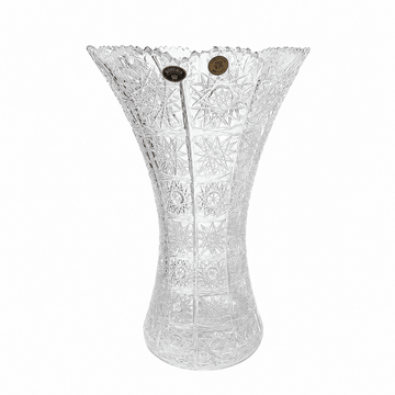 Bohemia Crystal - Hand Cut Crystal Vase 30.5 cm - Clear