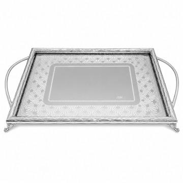 Elegant Gioiel - Fabiola Tray - 45 cm - Silver - Stainless Steel 18/10