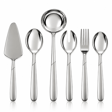 EME - Celtika Serving Set 6 Pcs - Stainless Steel18/10 - Silver