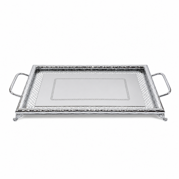 Elegant Gioiel - Palace Tray - 45 cm - Silver - Stainless Steel 18/10
