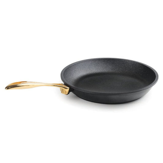 Anna Cavalli - Black Frypan with Gold Handle - 28cm - Die Cast Aluminum