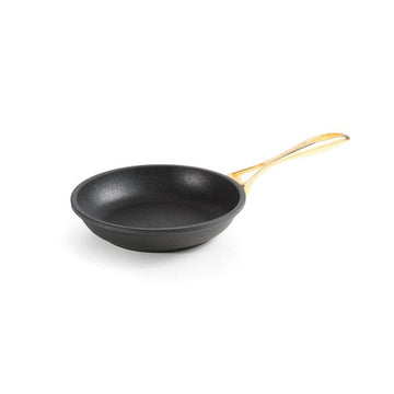 Anna Cavalli - Black Frypan with Gold Handle - 20cm - Die Cast Aluminum