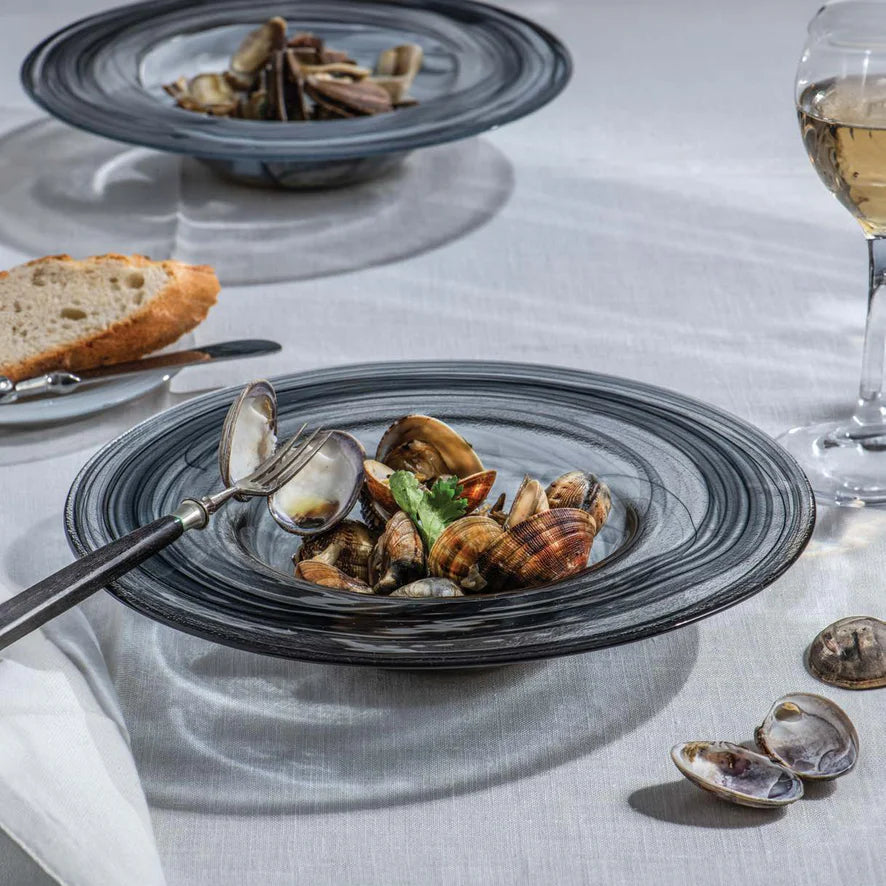 ArdaCam - Gusto Pasta Deep Plate  - Black - 30cm
