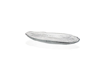 ArdaCam - Oval Serving Plate - Clear - 30x14.5cm - Glass