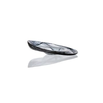 ArdaCam - Ola Oval Platter - Black - 30cm - Glass