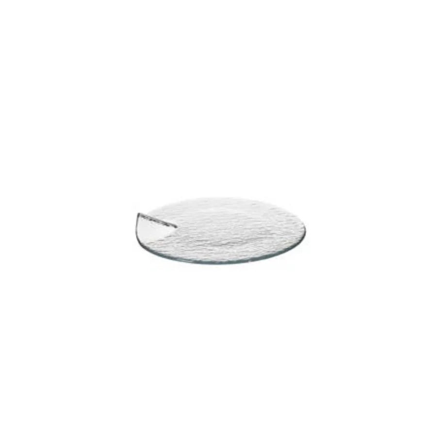 ArdaCam - Estonia Round Serving Plate - Clear - 28cm - Glass