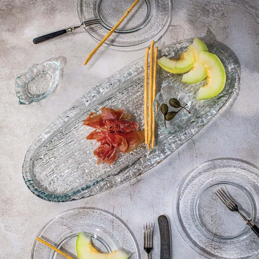 ArdaCam - Ramos Oval Serving Platter - 54x21.5cm - Glass