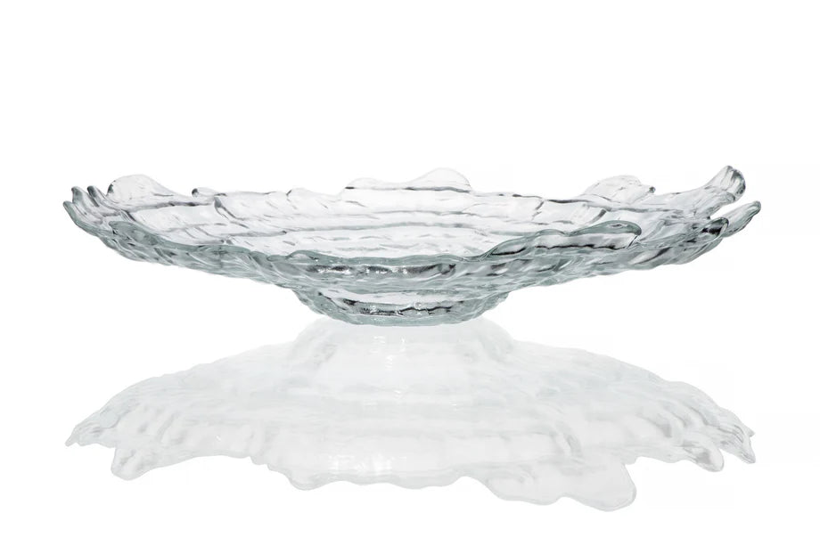 ArdaCam - Mushroom Shallow Serving Bowl - 38.5cm - Glass