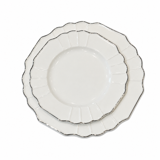 Elizabeth - Dinner Set 124 Pcs - Silver