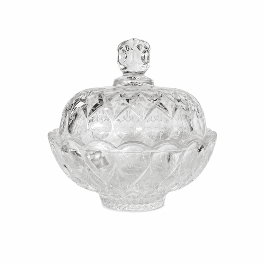 Glass Box with Cover - 17x18 cm Clear