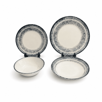 Tulu - Jasper Daily Use Dinner Set 24 Pcs - Blue