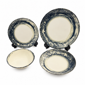 Tulu - Estella Daily Use Dinner Set 24 Pcs - Blue