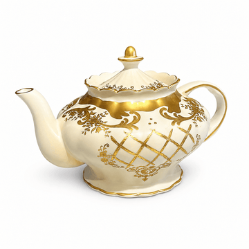 Caroline - Tea Pot Imperial - 400ml - Beige & Gold