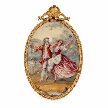 Caroline - Oval Wall Plate Medium Romeo & Juliette - 21x13cm