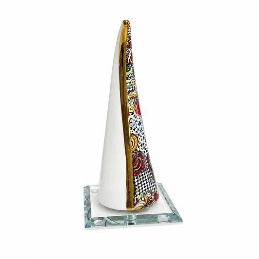 Ardor - Modern Colorful Sail - H 22 cm - Gold