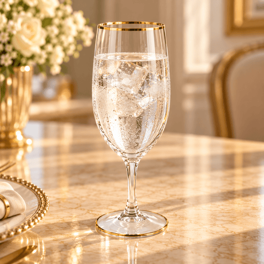 Pashbahce - Nude Brandy Glass Set 6 Pcs - 380 ml - Gold