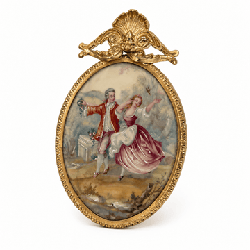 Caroline - Oval Wall Plate Small Romeo & Juliette - 15x9cm