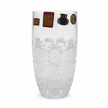 Bohemia Crystal - Hand Cut Highball Glass Set 6 Pieces - 350 ml - Clear