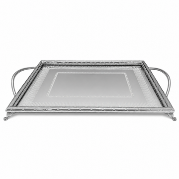 Elegant Gioiel - Sky Tray - 50 cm - Silver - Stainless Steel 18/10
