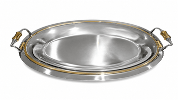 Elegant Gioel - Teresa Tray Set - Silver
