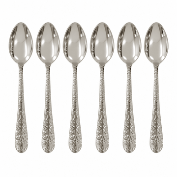 EME - Portofino Coffee Spoon 6 Pcs - Stainless Steel 18/10 - Silver