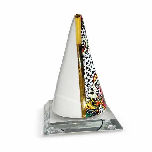 Ardor - Modern Colorful Sail - H 12 cm -Gold