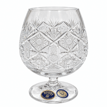Bohemia Crystal - Brandy Glass Set 6 Pcs - 400 ml - Clear