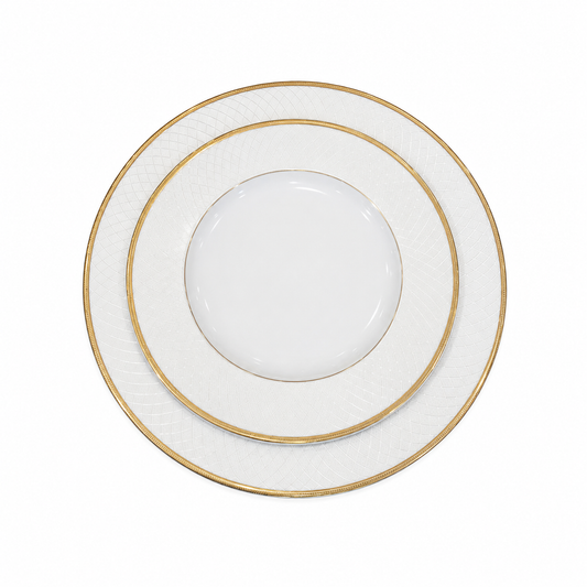 Elizabeth - Dinner Set 124 Pcs - Gold
