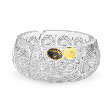Bohemia Crystal - Hand Cut Ashtray - 12.8 cm - Clear