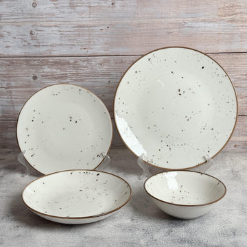 Tulu - Daily Use Dinner Set 24 Pcs - Cream