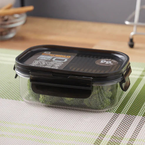 Lock & Lock Bisfree Modular Rectangular Container 260ml Dark Brown