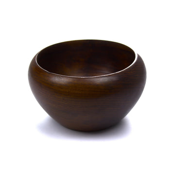 Senzo - Sarsoa  Round Wooden Bowl - 14 cm x 7 cm