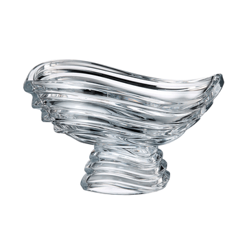Bohemia Crystal - Wave Footed Bowl 30.5 cm Clear