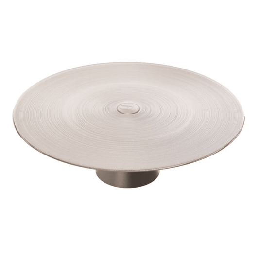 ArdaCam - Footed Plate - 33x1cm - Metallic Brown