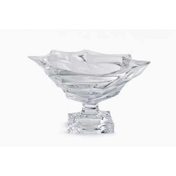 Bohemia Crystal - Flamenco Footed Plate - 33 cm - Clear