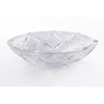 Glass Deep Plate - Clear - 35x18cm