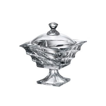 Bohemia Crystal - Casablanca Footed Box 24.5 cm Clear