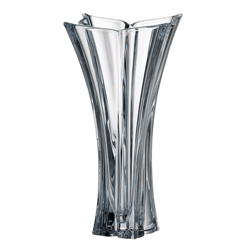 Bohemia Crystal - Floral Vase 36 cm -  Clear
