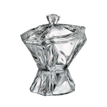 Bohemia Crystal - Enigma Footed Box 27.5 cm - Clear