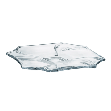 Bohemia Crystal - Neptune Plate 25.5 cm - Clear
