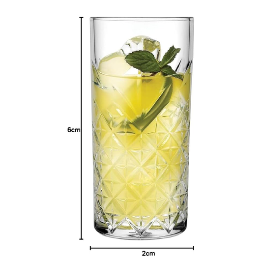 Pasabahce - Timeless Highball Glass Set 4 Pcs 295 ml - Clear