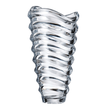 Bohemia Crystal - Wave Vase 34 cm - Clear