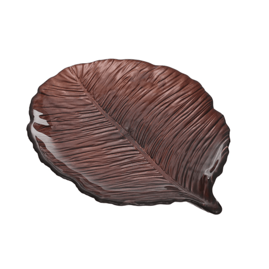 ArdaCam - Leaf Plate - 29 cm - Metalic Brown