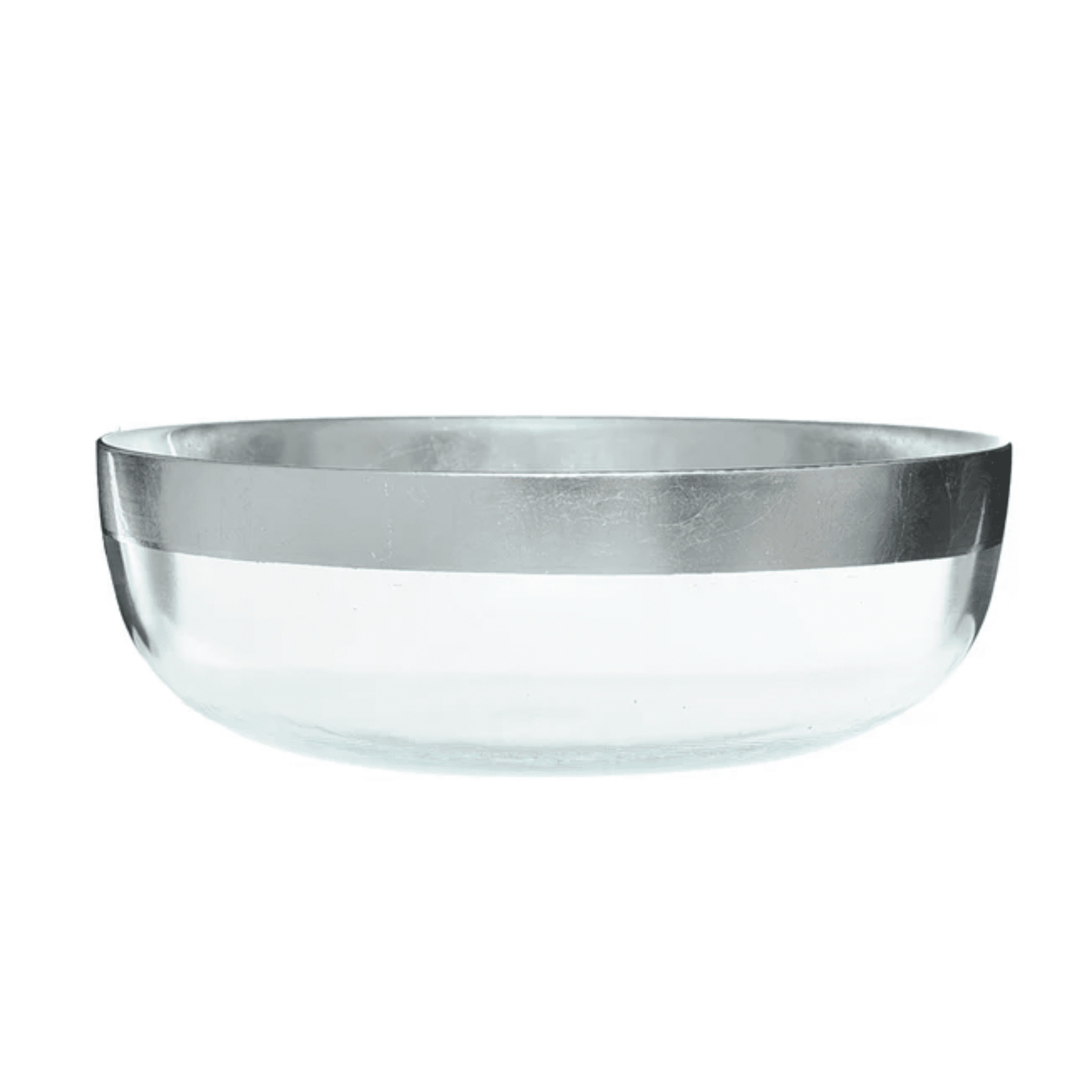 ArdaCam - Classic Serving Bowl With Silver Rim - 21.3 cm