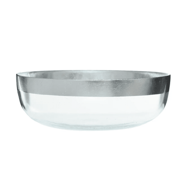 ArdaCam - Classic Serving Bowl With Silver Rim - 21.3 cm