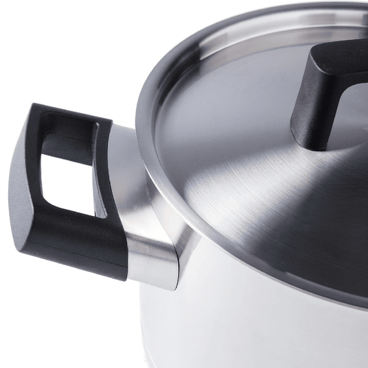 BergHOFF - Stainless steel casserole with lid, 20 cm - Silver