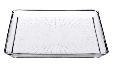 Pasabahce - Madlen Squared Glass Serving Platter - 24cm - Clear - Glass