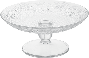 Pasabahce - Cake Serving Platter With Base - 16cm- clear - Glass