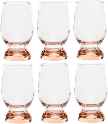Pasabahce - Aquatic Highball Glass set 6 Pieces - 220ml - Pink - Glass